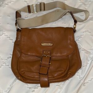 Michael Kors Tan Leather Crossbody Bag
